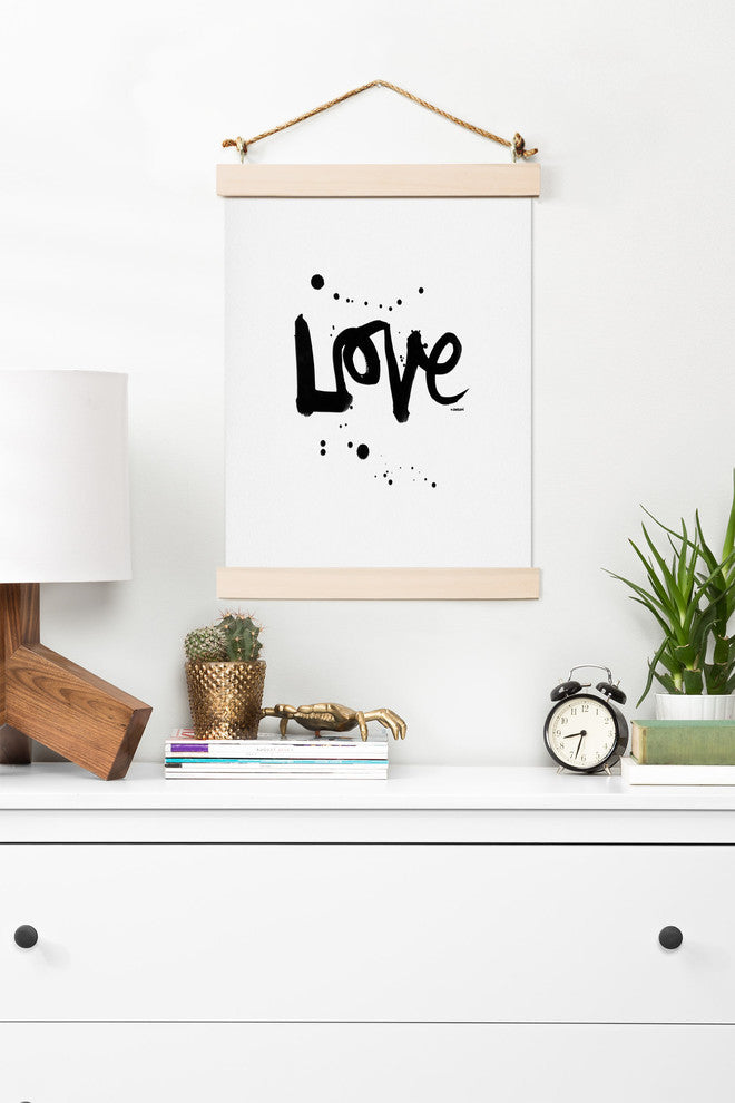 Deny Designs Kal Barteski Love 1 Art Print