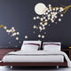 Walplus Cherry Blossom Under Moonlight Wall Sticker