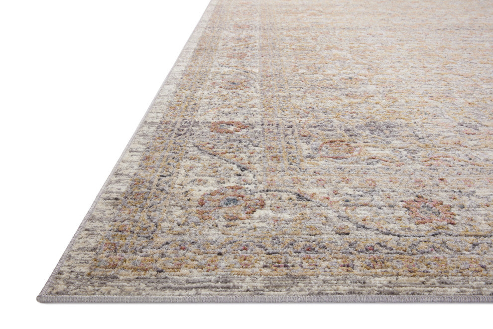 Loloi Indra Stone / Multi 3'-7" x 5'-7" Accent Rug