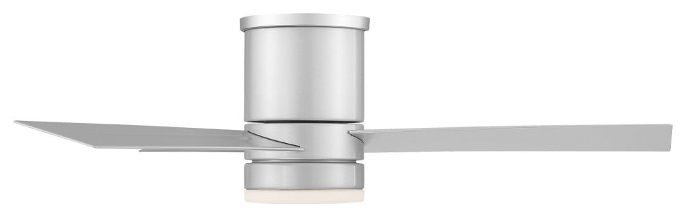 Axis 3-Blade Smart Flush Mount Ceiling Fan 44" Titanium, 2700K LED Kit