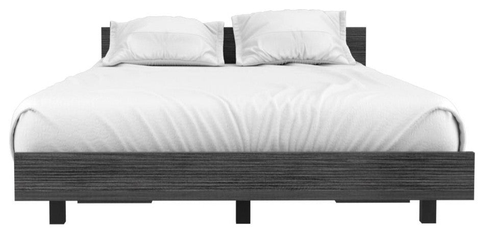 Twin Bed Base Cervants, Bedroom, Smoky Oak