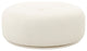 Fickle Cream Boucle Swivel Ottoman