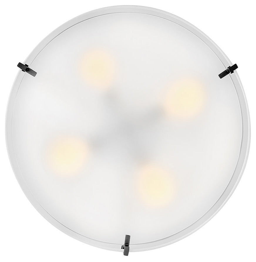 Hinkley Halle Medium Semi-Flush Mount, Black