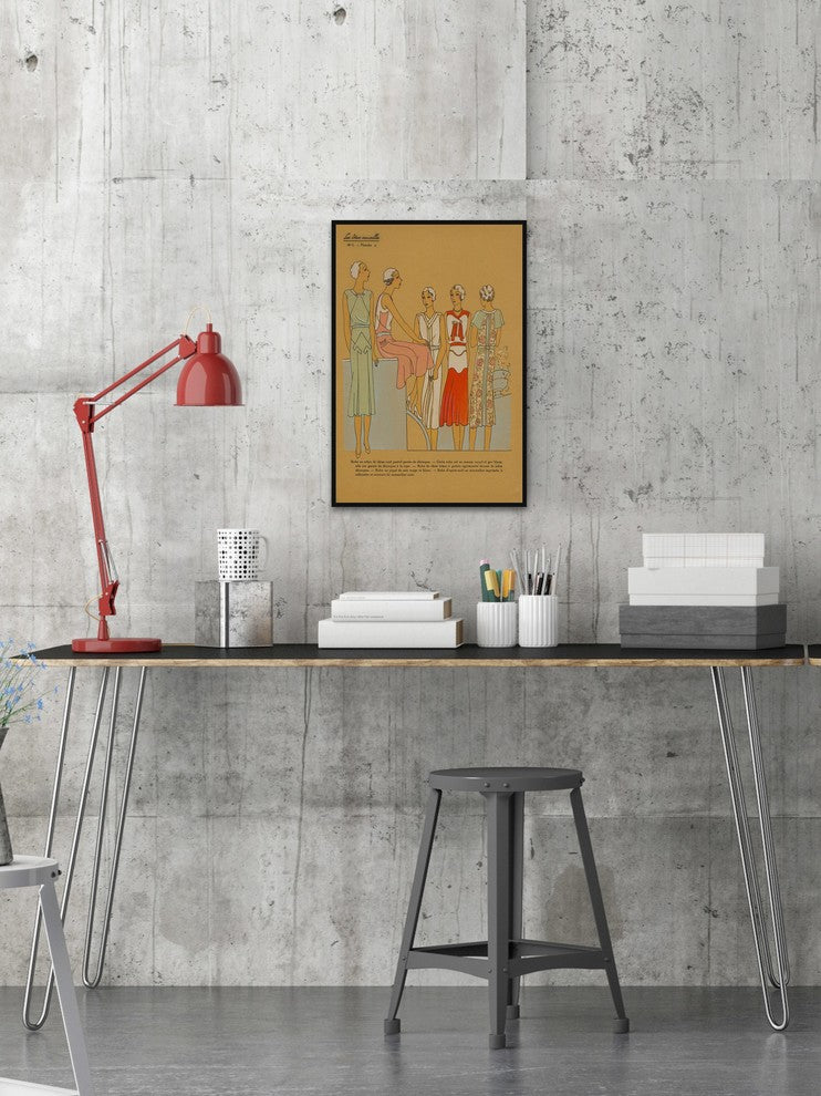 "Hanging with Friends" Floater Framed Painting Print on Canvas, 40"x60"