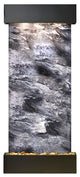 Inspiration Falls Water Fountain, Black Spider Marble, Blackened Copper, Square