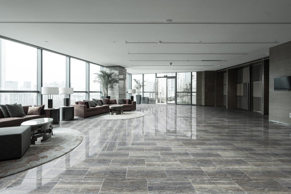 Classic Travertine Tiles - Tumbled - 4"x4"x3/8", 5 Sqft Boxed