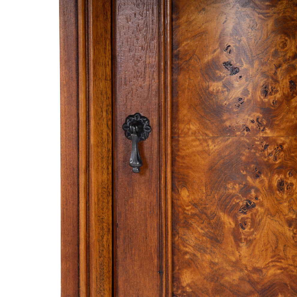 Durham Corner Cabinet, Medium Brown