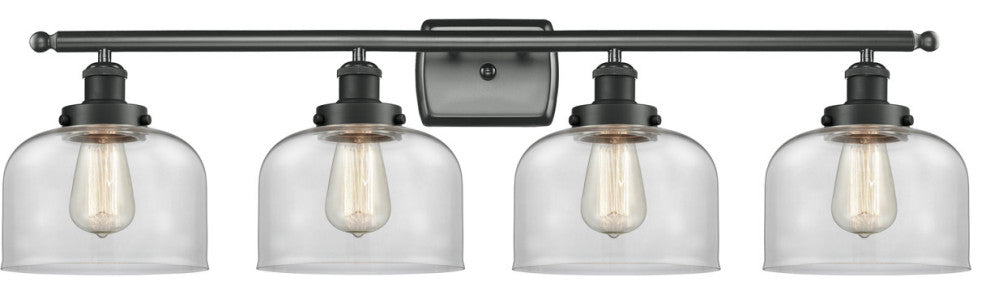 INNOVATIONS LIGHTING 916-4W-BK-G72-LED Large Bell 3 Light Bath Vanity Light