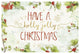 "Christmas Sentiments I" Digital Paper Print by Katie Pertiet, 38"x26"