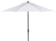 Safavieh Ortega 9'' Auto Tilt Crank Umbrella, White