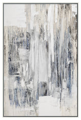 Indigo Rain 1 Fine Art Print, White, 60"x40"