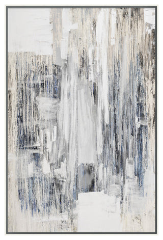 Indigo Rain 1 Fine Art Print, White, 60"x40"