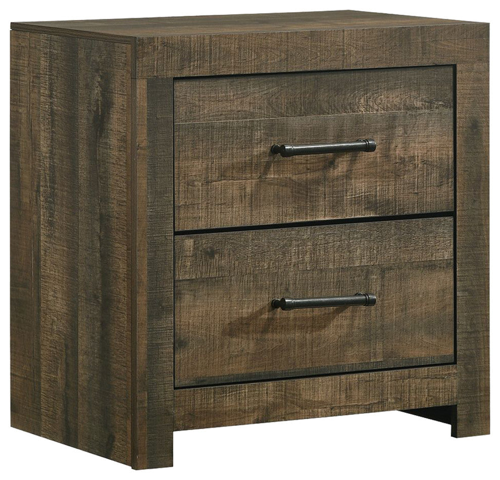 Picket House Furnishings Beckett Bookcase Panel 6PC Bedroom Set with Bluetooth