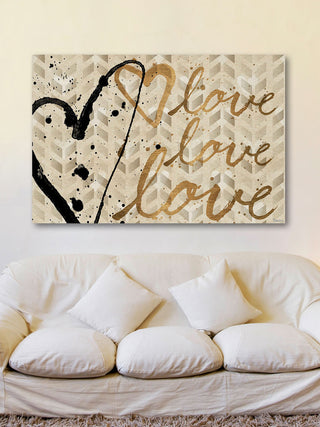 "Love Trio" Print on Canvas