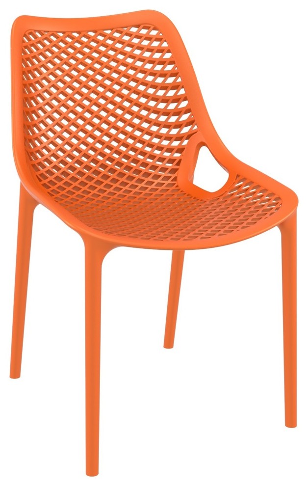 Compamia Air Dining Side Chair, Set of 2, Orange