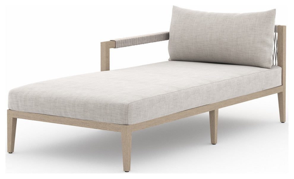 Sherwood Outdoor Laf Chaise Pc-Brwn/Stn