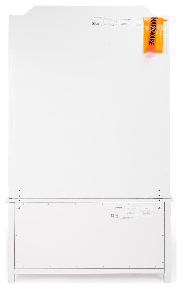 Butler Borya White Hall Tree With Storage