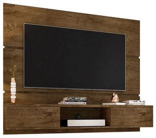 Vernon 62.99 Floating Entertainment Center in Rustic Brown