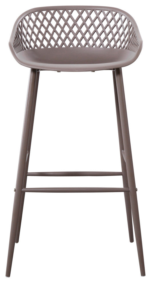 Contemporary Piazza Outdoor Barstool Grey - M2 - Grey