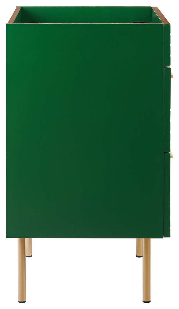 Daybreak 24" Bathroom Vanity Cabinet, Sink Basin Not Included, Green
