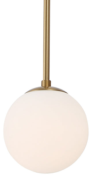 Omni 6-Light Aged Brass Chandelier