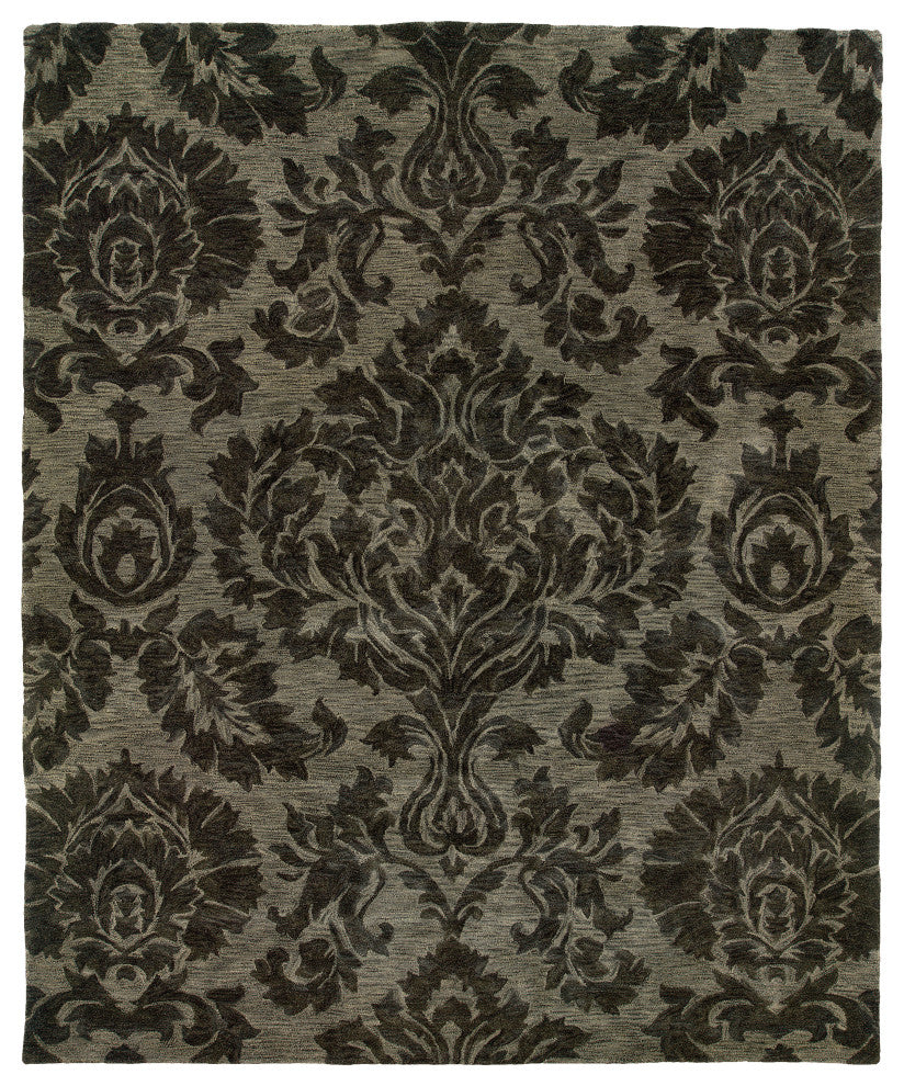 Oriental Weavers Huntley Collection Grey Floral Indoor Area Rug 7'6"X9'6"