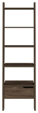 Hamburg Ladder Bookcase Dark Walnut