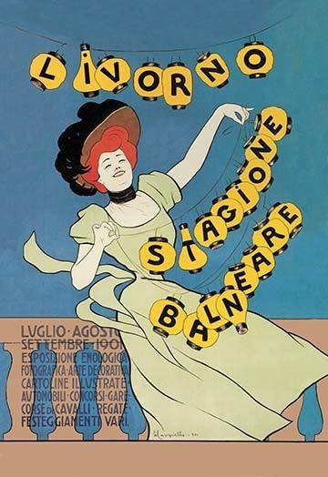 Livorno - Seaside Season- Canvas Poster 20" x 30"