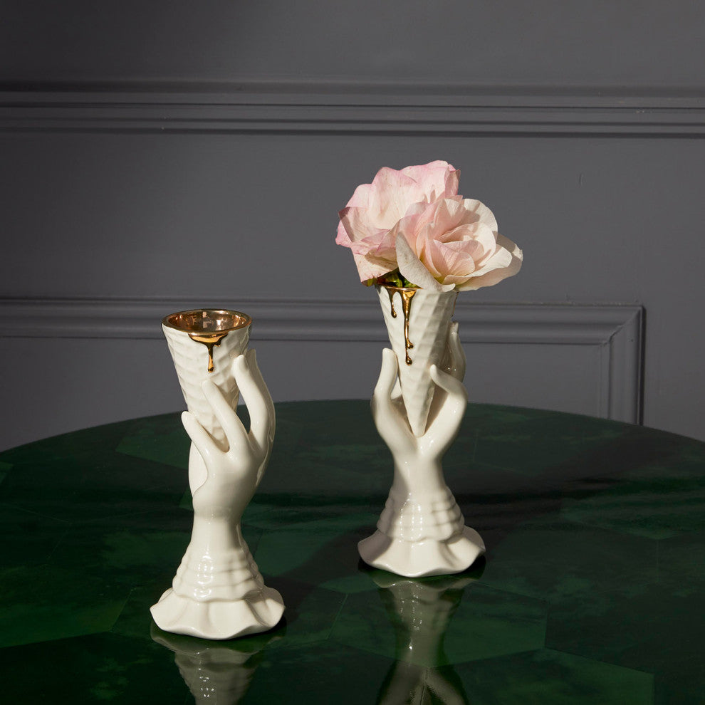 I-Scream Vase, Gilded