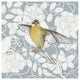 "Arts and Crafts Birds IV Tone on Tone" Paper Print by Elyse DeNeige, 32"x32"
