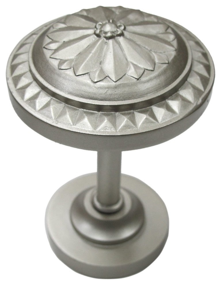 Colette Drapery Medallion Holdback, Pewter