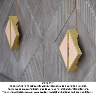 55" Mango Wood Sideboard Cabinet Console 4 Doors Shelf Diamond Carving Gray