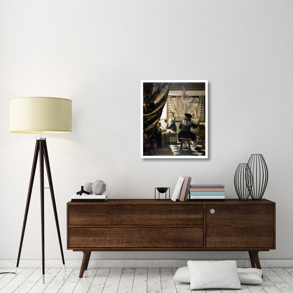 "The Artist's Studio" Digital Paper Print by Johannes Vermeer, 28"x32"