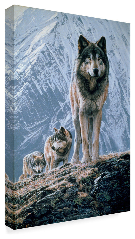 Ron Parker 'Crossing The Ridge' Canvas Art, 32"x22"