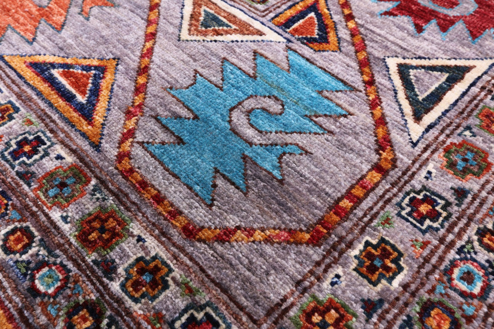 Hand Knotted Bokhara Wool Rug 9' 0" X 12' 0" - Q12907