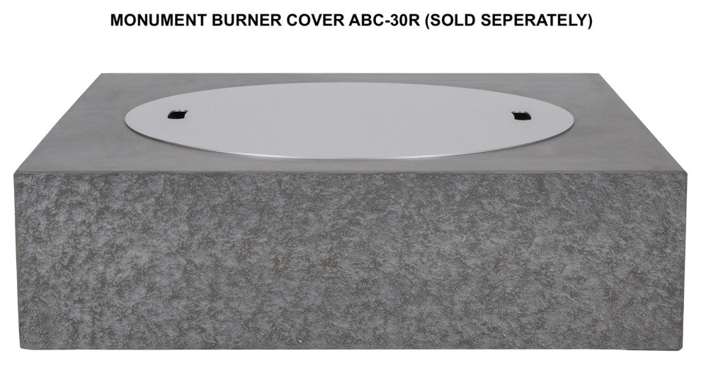31" Aluminum Round Fire Pit Burner Cover