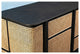 Deco Black and Cane Sideboard