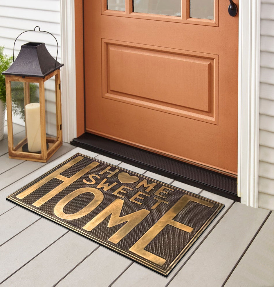 A1HC Rubber Pin Home Welcome Door Mats 18"X30", Home Sweet Home