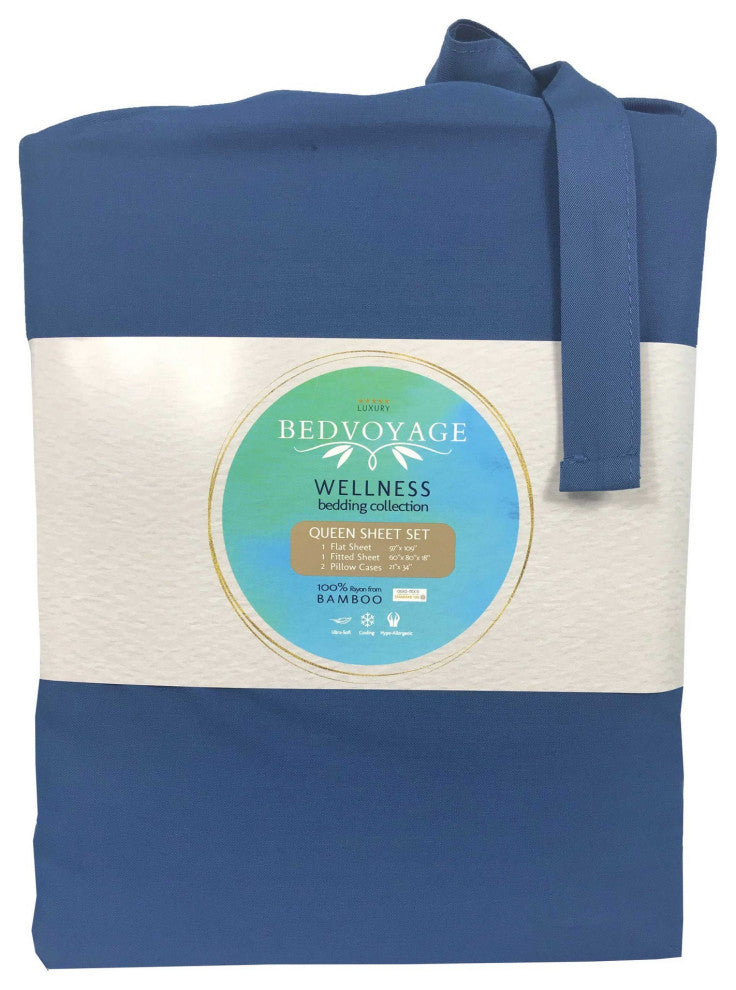 BedVoyage Luxury 100% Rayon Viscose Bamboo Bed Sheet Set
