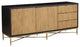 Origins by Alpine Larsen TV Console in Black
