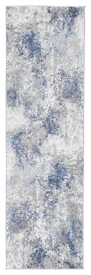 Yasmin Deva Runner, Blue, 2'6" x 8', Abstract