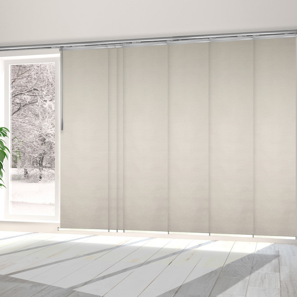 Stella 7-Panel Track Extendable Vertical Blinds 110-153"W