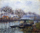 Gustave Loiseau The Seine at Port Marly - 20" x 25" Premium Canvas Print