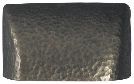 Ambiance Small Scoop, Hammered Polished Brass, Incandescent