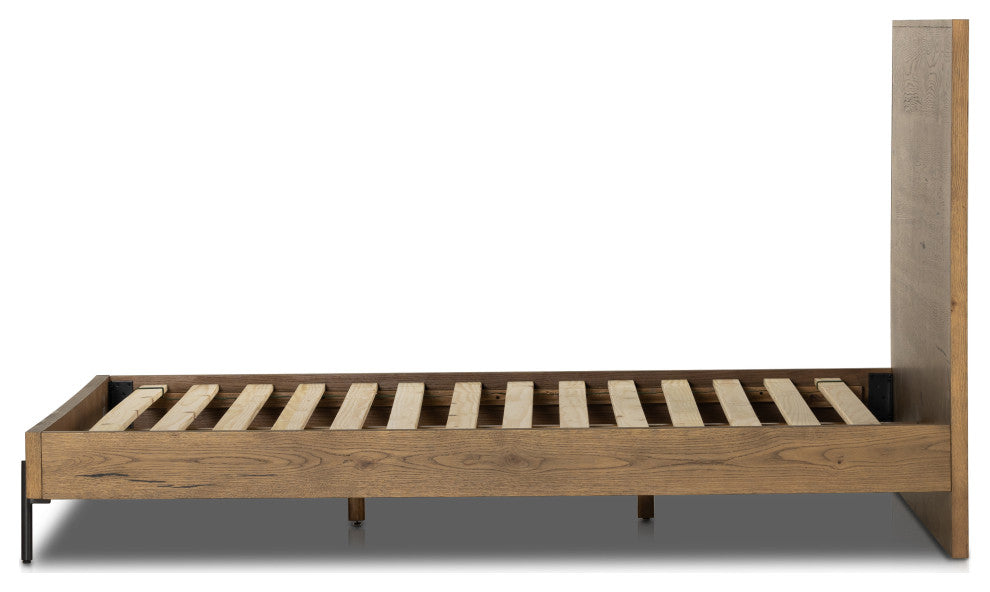 Eaton Bed-Amber Oak Resin- Queen