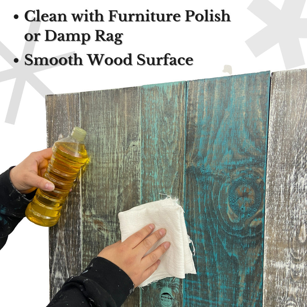 Handcrafted Headboard, Leaner Style, Industrial Mix, Full