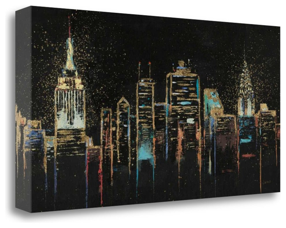 "Cityscape" By Wiens James, Giclee Print on Gallery Wrap Canvas, Ready to Hang