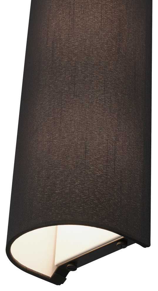 Bainbridge 2-Light Black ADA Sconce