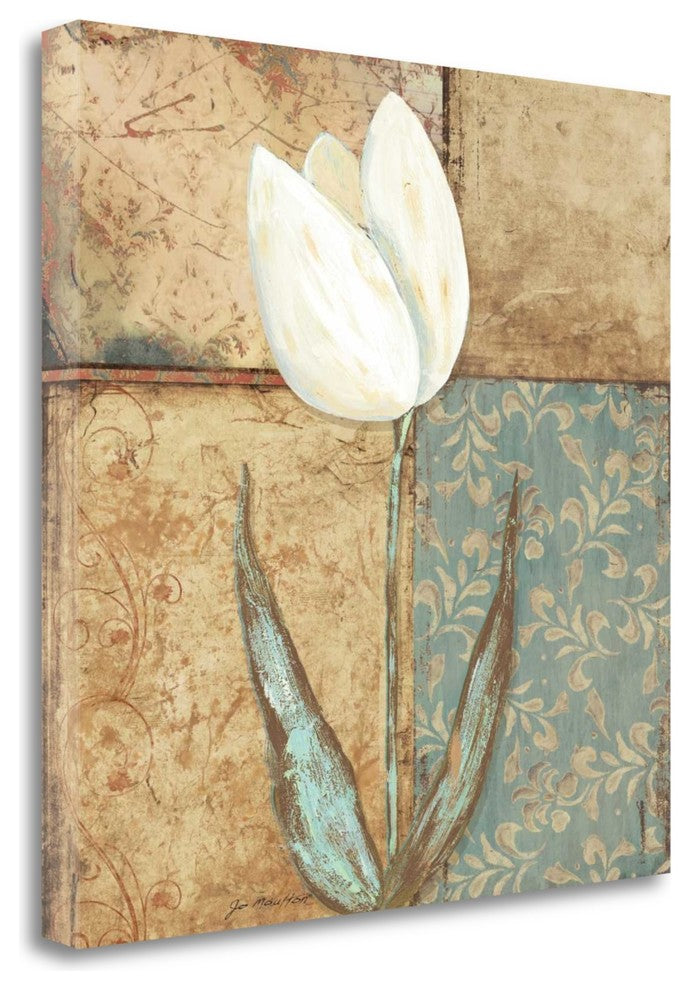 "Tulip I" By Jo Moulton, Giclee Print on Gallery Wrap Canvas, Ready to Hang