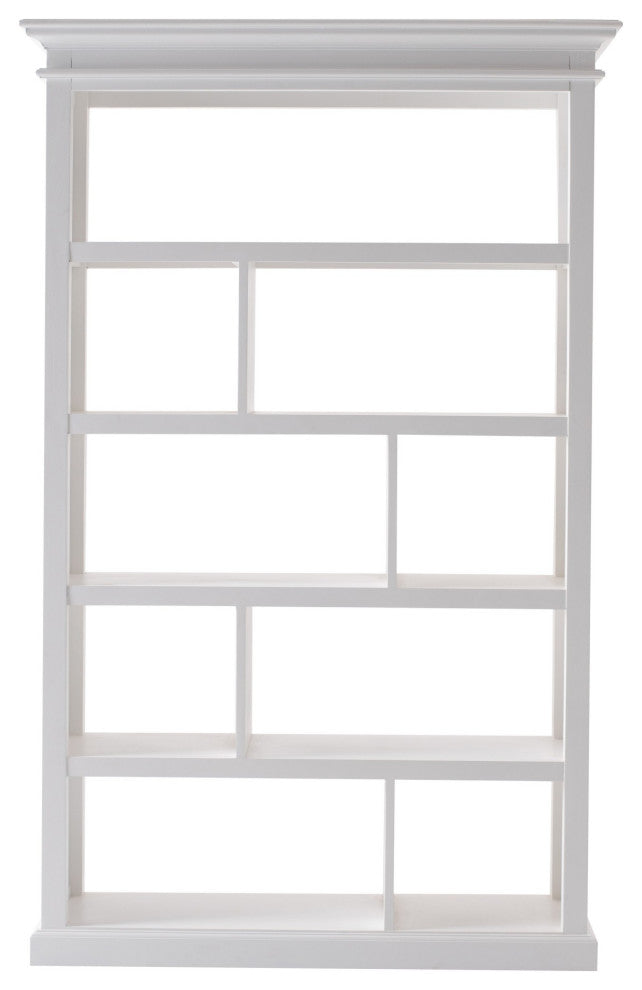 Classic White Room Open Cabinet With Basket Set
